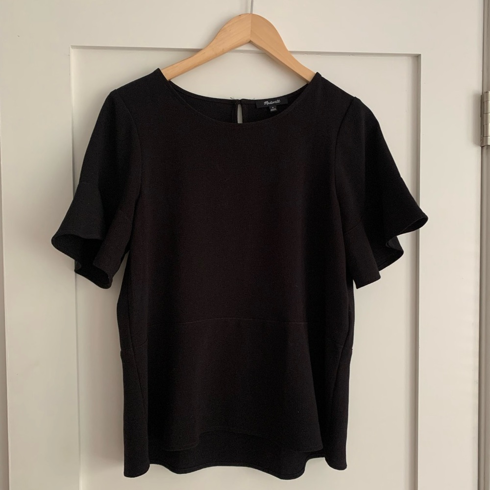 Madewell Flutter Sleeve Blouse